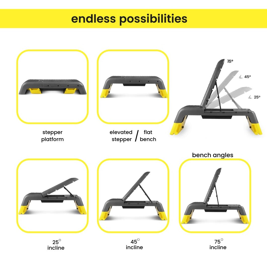 Cougar Aerobic Stepper Bench - FitMe